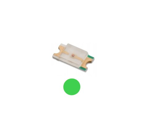 Dioda LED smd 1206 zielona green