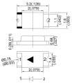 rysunek diody smd 1206 wymiary