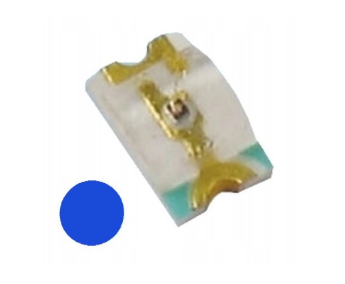 Zdjęcie diody 0805 SMD niebieskiej