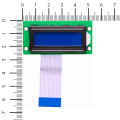 Zdjęcie LCD z linijkami dla wizualizacji wymiarów.