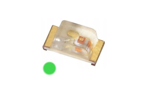 dioda smd 0603 czysta zieleń