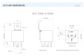 Wymiary przekaźnika SLD-12VDC-1C zU