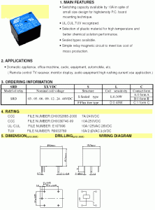 Relay SRD-12VDC-SL-C