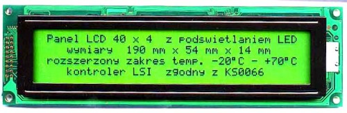 LCD-AC-4004B-YHY Y/G-E6