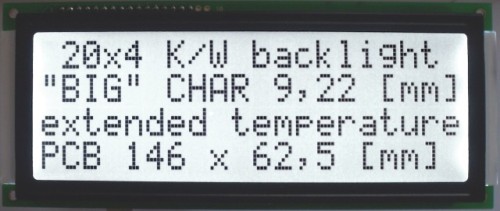 LCD-AC-2004H-FIW K/W-E6