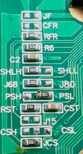ustawienie zworek interfejsu spi
